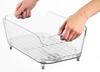 PEARL METAL Dish Drainer Basket (Clear), 38cm Wide x 24cm Deep x 15cm High, ACLEAR HB-3800