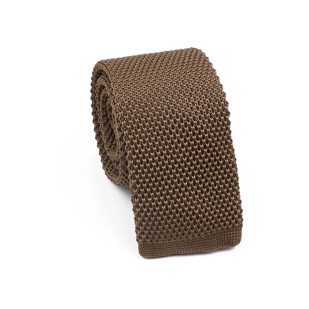 

Мужской, вязаный галстук, бордовый черный, вязаный галстук, однотонный, 6 см, узкий галстук, 13