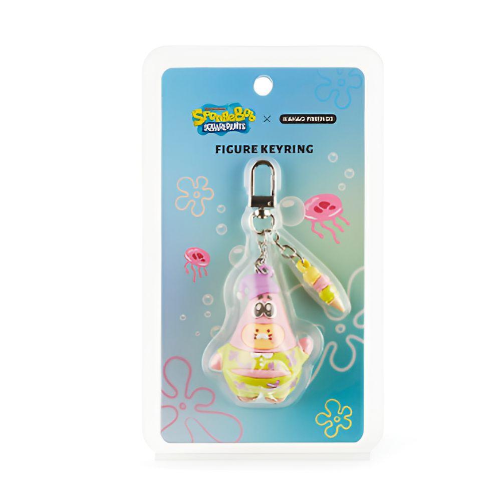 SpongeBob X Kakao Friends Baby Chunshik Patrick Figure Keychain PVC Cute Kawaii Mini Doll Keyring