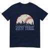 New York Retro Baseball Lover Met At Game Day TShirt