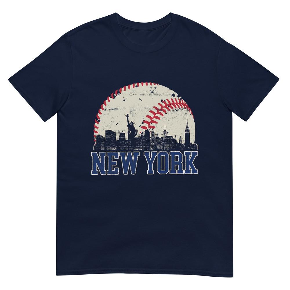 New York Retro Baseball Lover Met At Game Day TShirt