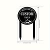 Metal Garden Stake Birdhouse Sign Lawn Art Outdoor Home Decor Gift