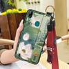 Soft case Silicone Phone Case For Blackview A60 Pro Waterproof Back Cover Kickstand Anti-knock Anti-dust Durable Lanyard