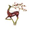 Oil Dripping Elk Animal High-end Christmas Brooch