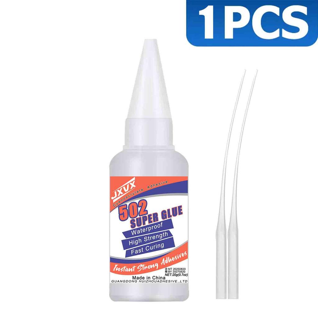 502 Liquid Super Glue for Metal, 20g Clear Instant Thick CA Glue for Stainless Steel Aluminum DIY Crafts and Repairs, Fast Drying High Streng