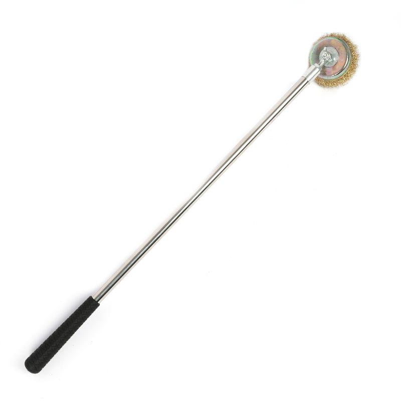 Large Long-Handled Stainless Steel Wool Kitchen Brush – Multifunctional Cleaning Tool