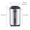 12L/ 3.17Gal Insulated Beverage Dispenser Thermal Hot & Cold Drink Dispenser