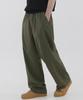 PIANER Linen-Like Semi-Wide Pants (Khaki)