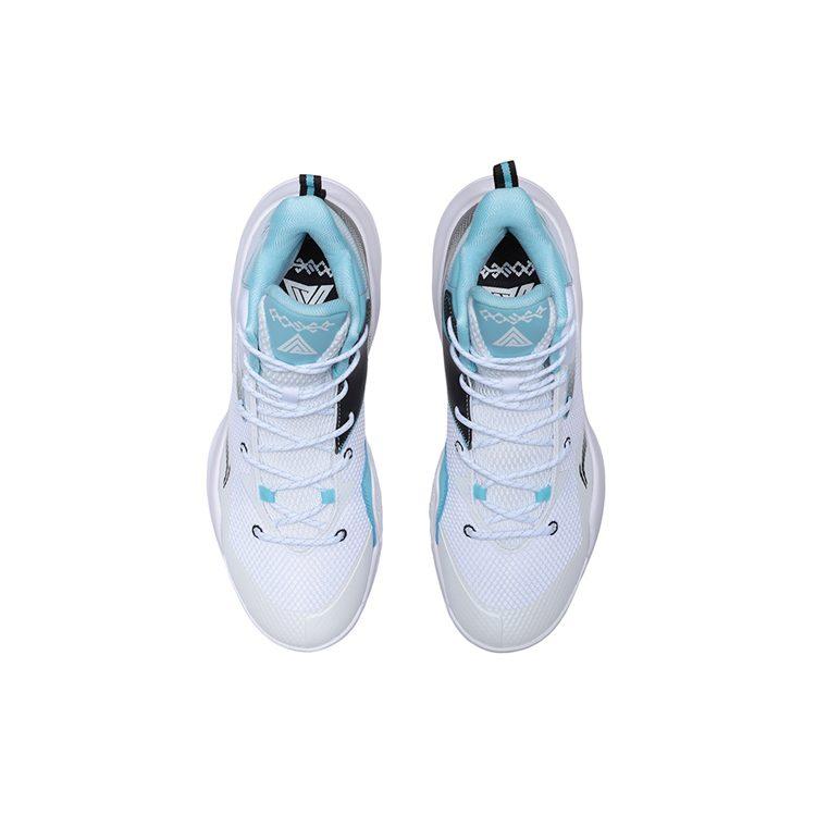 Li Ning Power 7 Textile, Synthetic Leather, TPU Cushioning Slip Resistant Abrasion Resistant Coverage Support Mid top ABPQ041-1