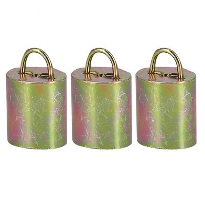 3 Stück Legierung Viehglocke Verdickte Anti-Verlust Schafglocke für Kuh Outdoor LagerfarmNein. 5 Glocke