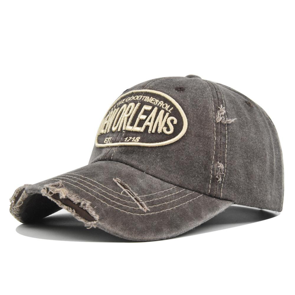 

Унисекс, бейсболка из мытого хлопка с вышитыми буквами, винтажная кепка Snapback для мужчин и женщин, уличная спортивная кепка для активного отдыха Adjustable&Adult
