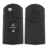 Flip 2 Button Remote Key Fob Case Shell Cover Fit For MAZDA 2 3 5 6 RX8 MX5 2B