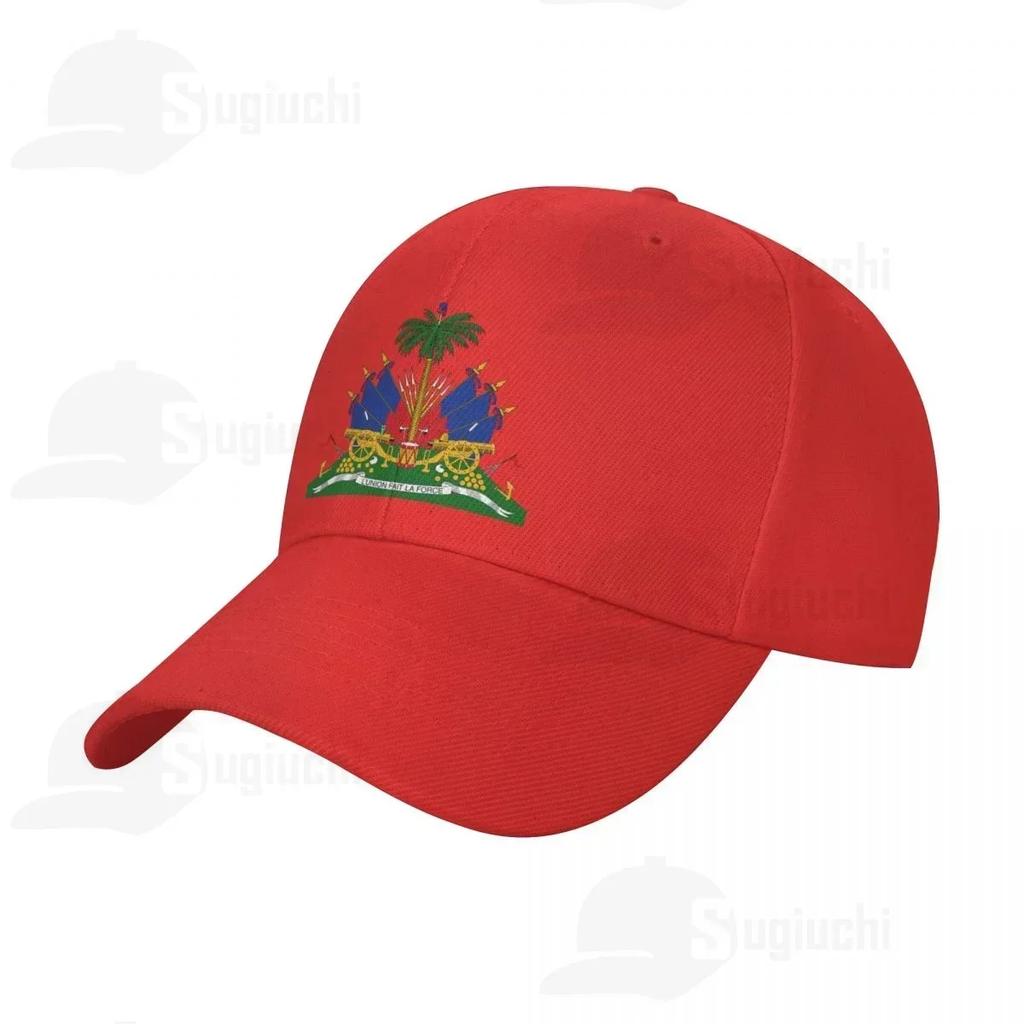 National Emblem Of Haiti Coat Of Arms Sun Baseball Cap Dad Hats Adjustable For Unisex Women Unisex Outdoor Hat
