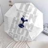 Tottenham Hotspur Logo Pattern, Automatic Folding Umbrella, Portable and Foldable Design, 8 Ribs, a Christmas or Birthday Gift.