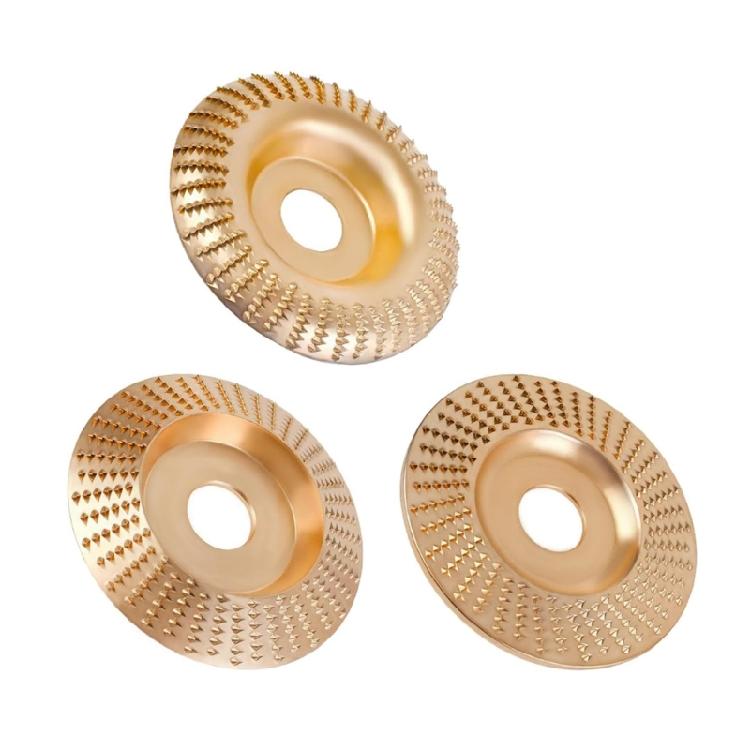 3Pcs Angled Grinder Accessories Wood Grinding Polishing Wheel Rotary Disc Angled Grinder Wood Carving and Rotary Burr Rasp Set Abrasive Disc