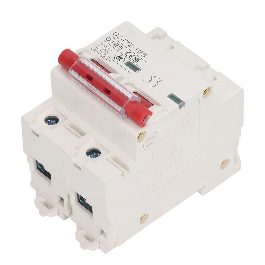 Circuit Breaker Short Circuit   Rail Installation PV Circuit Breaker 2P 1000V 125A