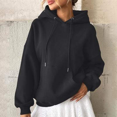 Womens Hoodies Oversized Sweatshirts Long Sleeve Drawstring Casual Pullover Sweatshirt Hooded Top