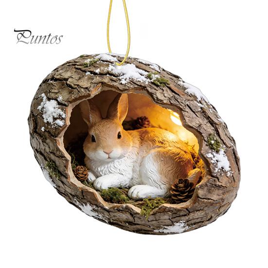 Festive Atmosphere Decorations Forest Animal Ornament, 2D Flat Woodland Acrylic Christmas Home Party Hanging Supplies Decoration for Tree, Holiday