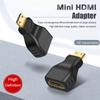 MINI HDMI MALE TO HDMI A FEMALE ADAPTER Converter HDMI To MINI HDMI Adatper 1080 P 2K 4K FOR MINI PC HDTV HD CAMERA 5504