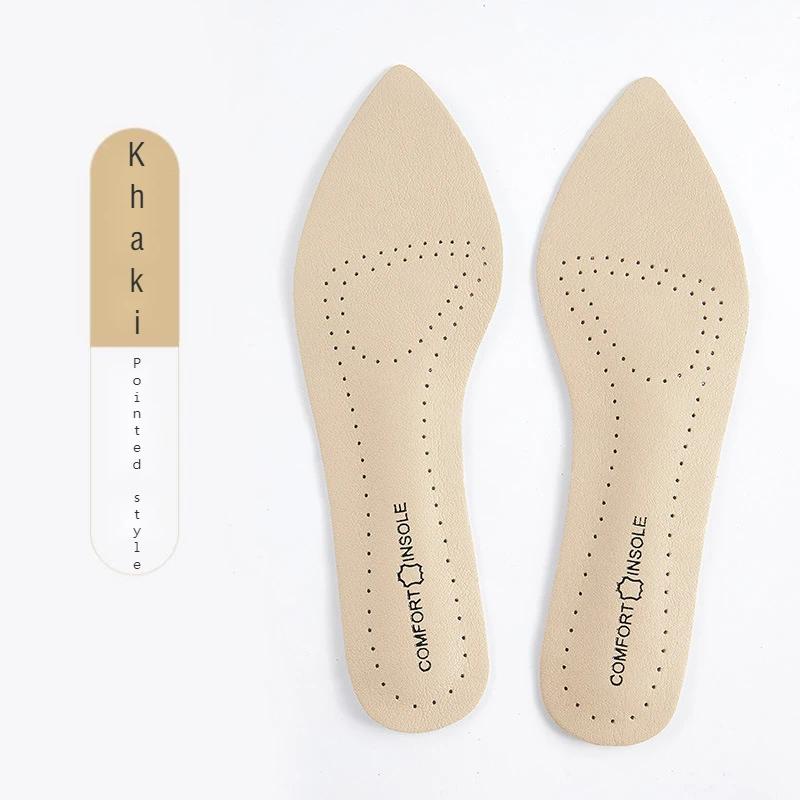 Soft Non-slip Shoe Pads Comfort Arch Support Insole Leather Women Shoes Insoles for Feet Plantar Fasciitis Relief Shoe Inserts