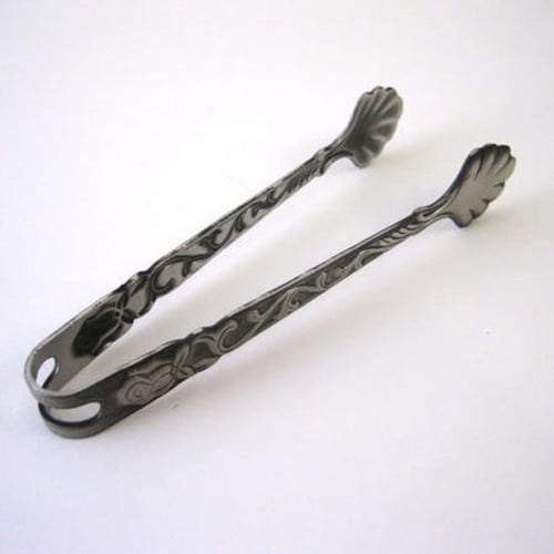 Todai Sugar Tongs, Silver, 3 x 12 x 3 cm, Rose, 11300401
