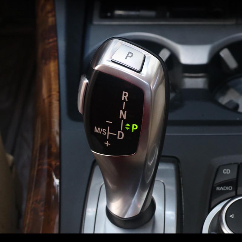 Innenraum Schalthebel P Entriegelungsknopf Aufkleber für BMW 1er, 2er, 3er, 5er, 7er Serie, X1, X5, X6 - Modifikationsdekoration