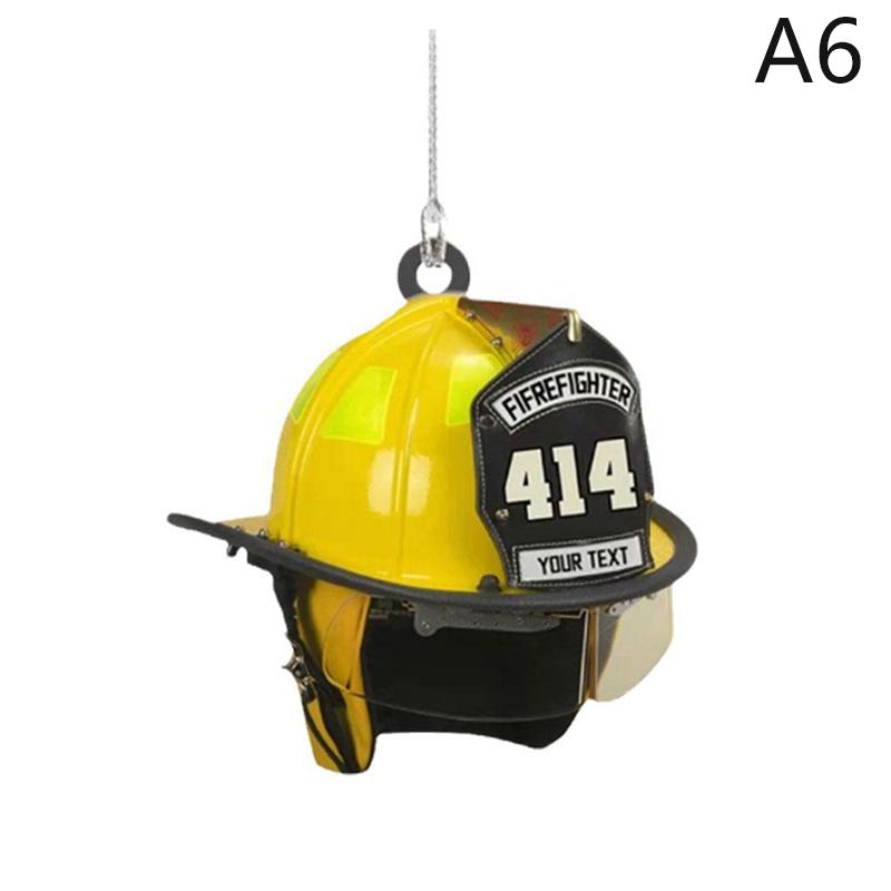 

Автомобильный подвесной декор, пальто пожарного, шляпа, имитация модели, декор, кулон, подарок