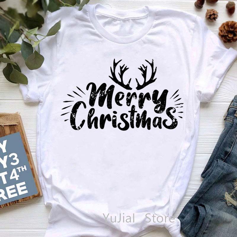 Leopard Merry Christmas Tree Graphic Print Tshirt Unisex Clothing Harajuku Shirt Peace Love Beersanta Claus T Shirt Femme