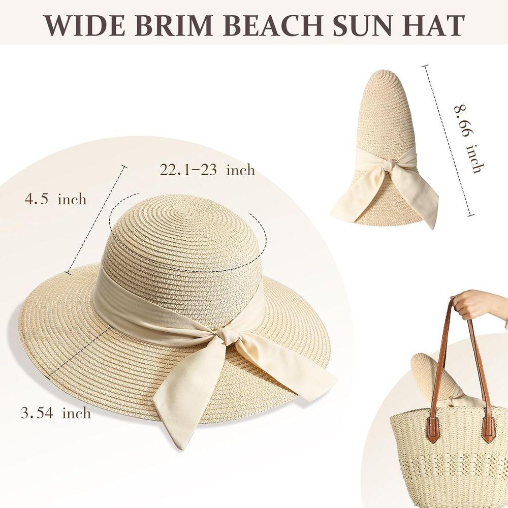Women's UV-Protected 50+ Sun Hats for Beach and Outdoor Activities
