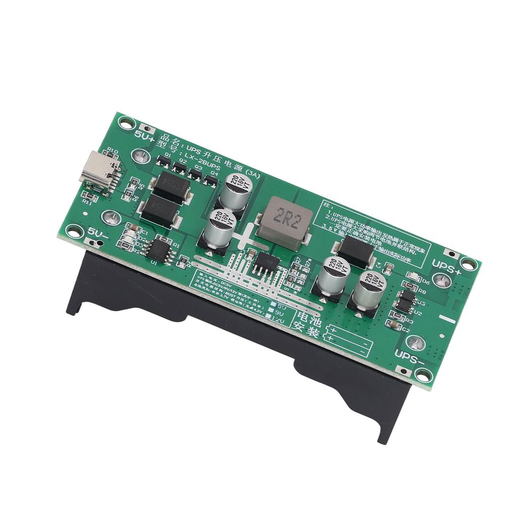 15W 3A Hochleistungs-USV-Akku-Ladebooster-Modul 18650 Lithium-Akku Step-Up-Ladegerätplatine 5V 1A