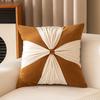 45X45CM Luxury Brown Throw Pillow Cover Simple Antique Waist Cushion Cover Decor Home Decorative Pillowcase