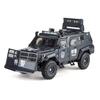 1:24 Military Disperse Explosion Proof Car Model Alloy Armored Car Metal Tank Vehicle Model Simulation Sound Light Toy Gift