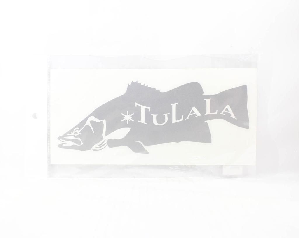 Tulala Decal Sticker 130 x 265 mm Hirasuzuki Silver (8685)