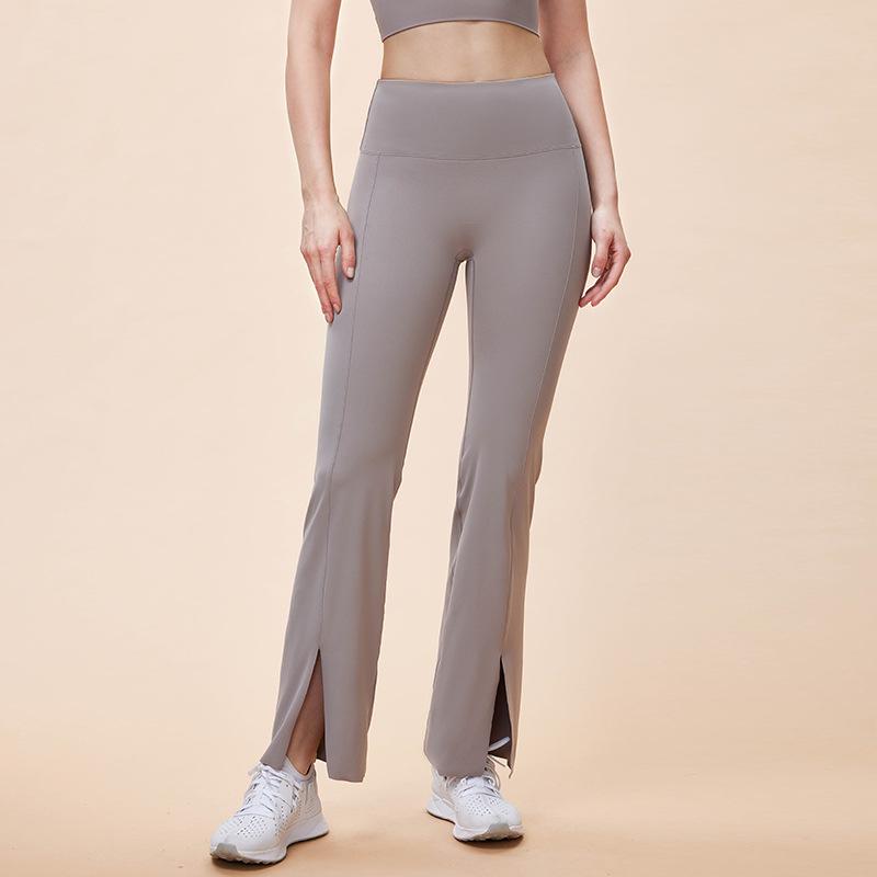 

Women s Casual Sporty Slit Straight-Leg Yoga Pants with 3D Stitching Small