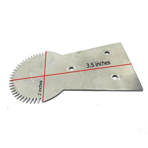 Mooninja Coconut Grater Scraper Shredder Blade Head Manual Kitchen Stainless Steel with 3 Screws