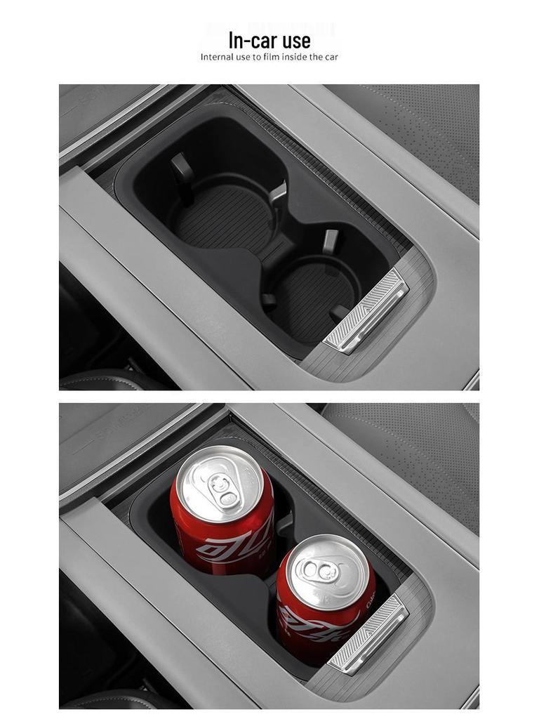 Lynk&Co 07EM-P Silicone Cup Holder Cover: Anti-Slip Protection for Car Interior