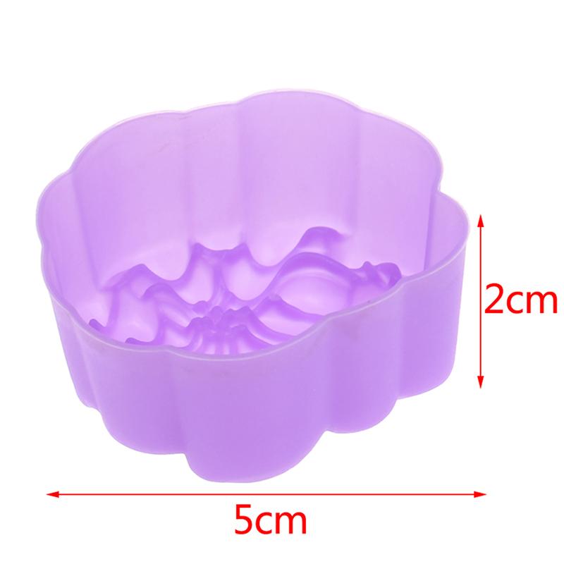 12Pcs 5Cm Daisy Shaped Jelly Pudding Mold Muffin Cake Cup Silicone Muffin Cake Molds Baking Accessories