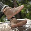 TUINANLE Winter Footwear Barefoot Shoes Womens Hiking Boots Wide Toe Box Walking Shoes Men Plush Boots