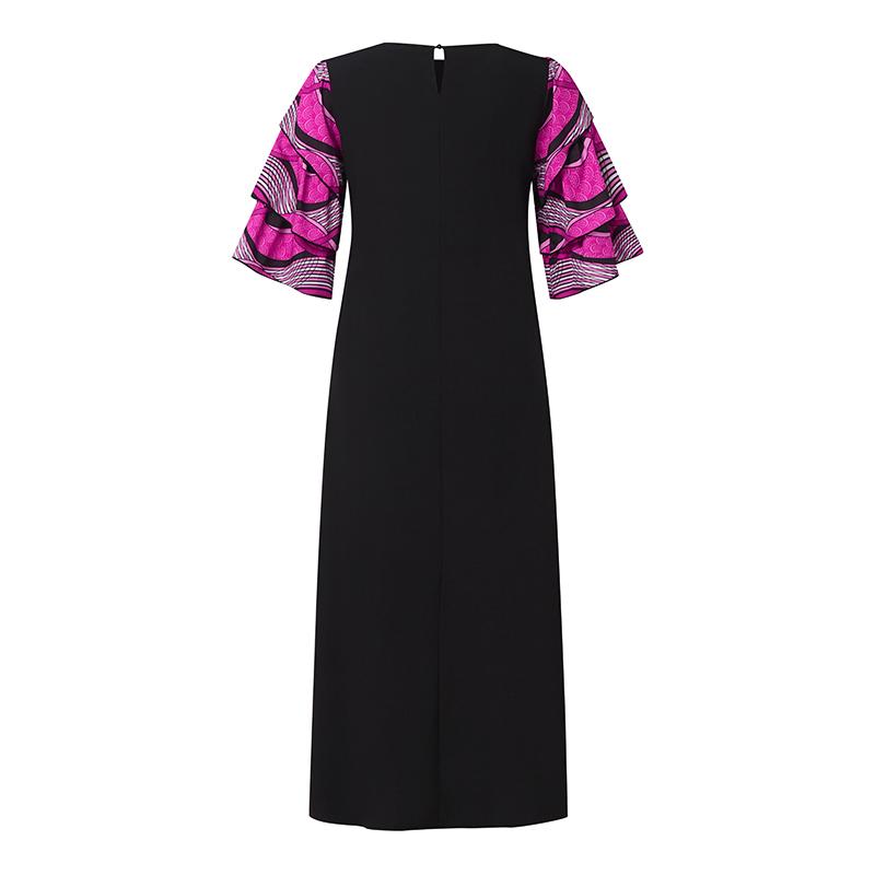 Женские платья больших размеров с круглым вырезом — фото 5