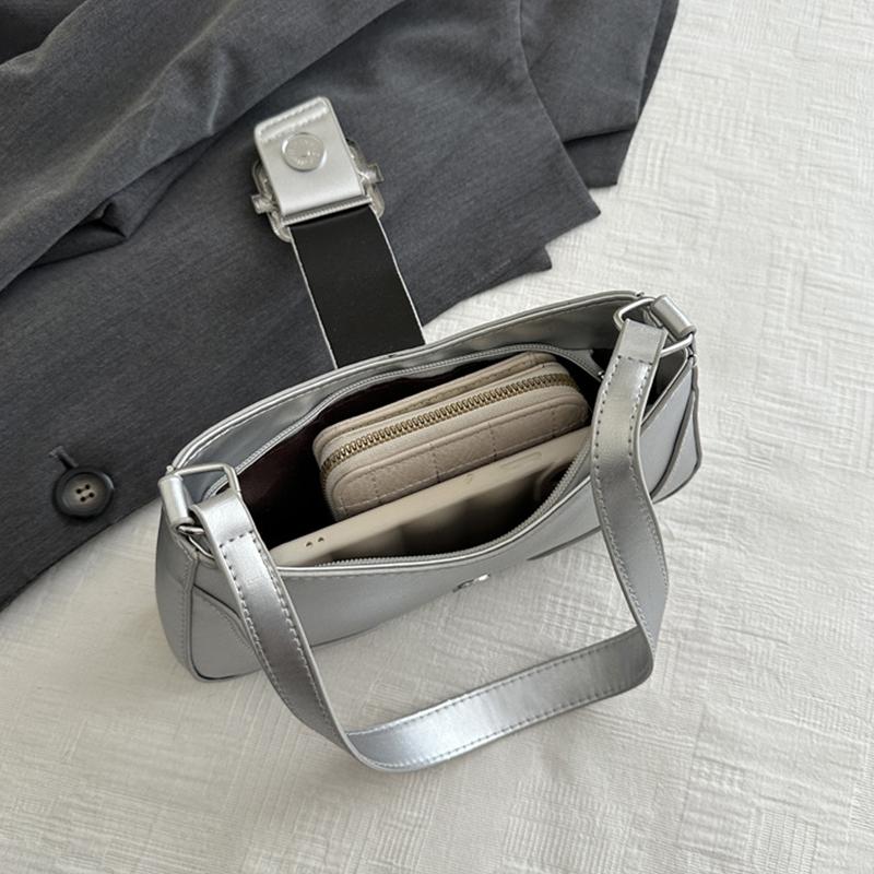 Bolso de Hombro para Mujer Moda Color Sólido Cuero PU Bolsos Y Carteras Casual Cruzado para Damas Para Uso Diario CLE