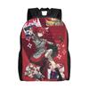 Cartoon Kasane Teto Rucksack für Männer Frauen Teenager High School Arbeits-Tagesrucksack Laptop Computer Leinwandtaschen Sport