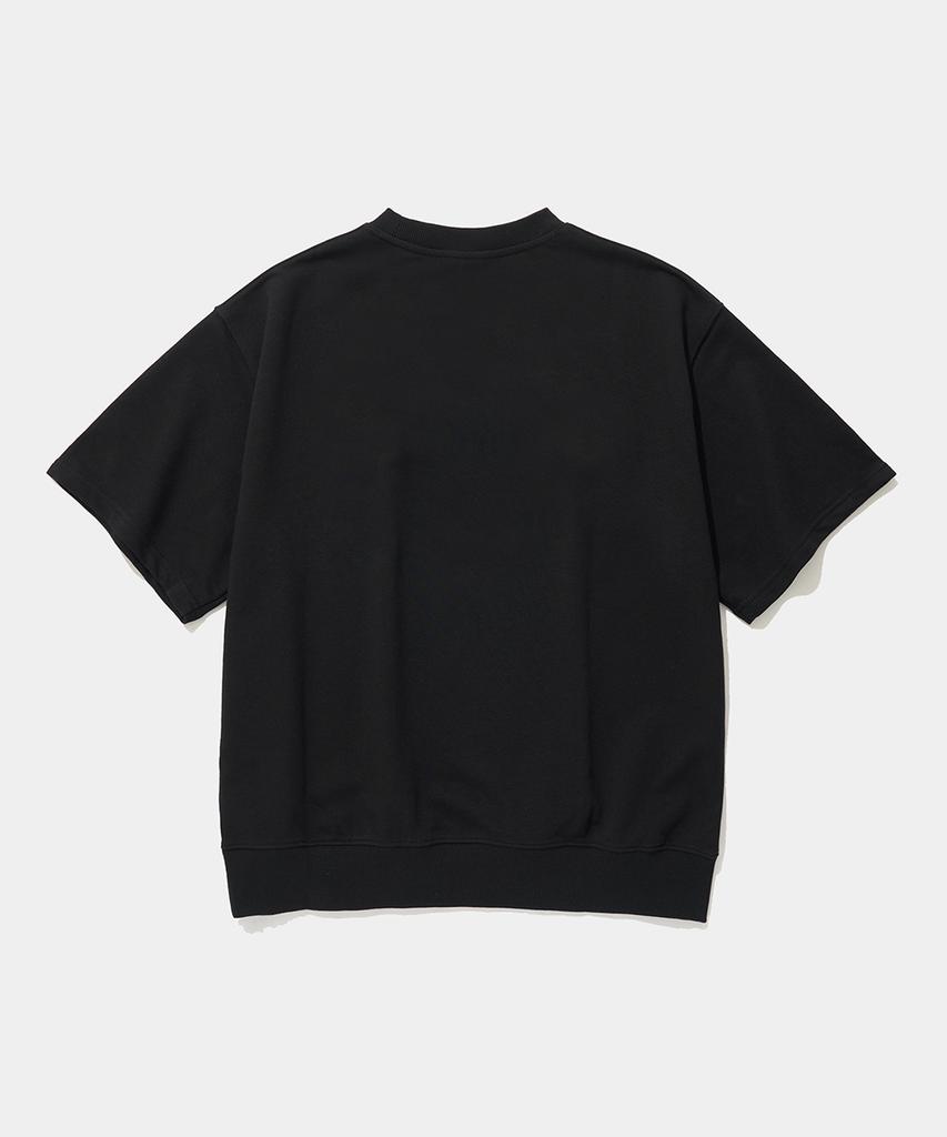 COLUMBIA UNIVERSITY Nyc Emb Terry S/S Crew Neck_Black