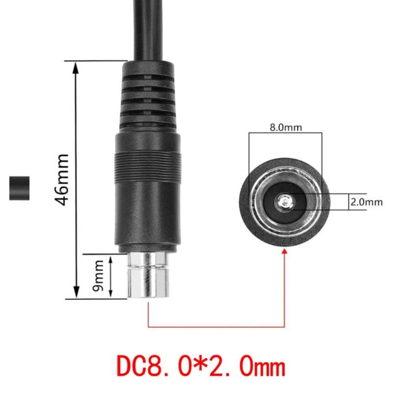Reliable 30cm XT60I Female To 8.0x2.0mm Charging Line For Sun Generator And Battery Storage Equipment