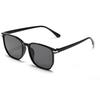 European and American simple box sunglasses for women without makeup, personalized trend for driving, sun protection and UV protection sunglasses f
