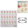 5D Cartoon Nagelsticker für Nagelkunst Geprägte Gravierte Nagelaufkleber Nagelzubehör Halloween Nageldekoration