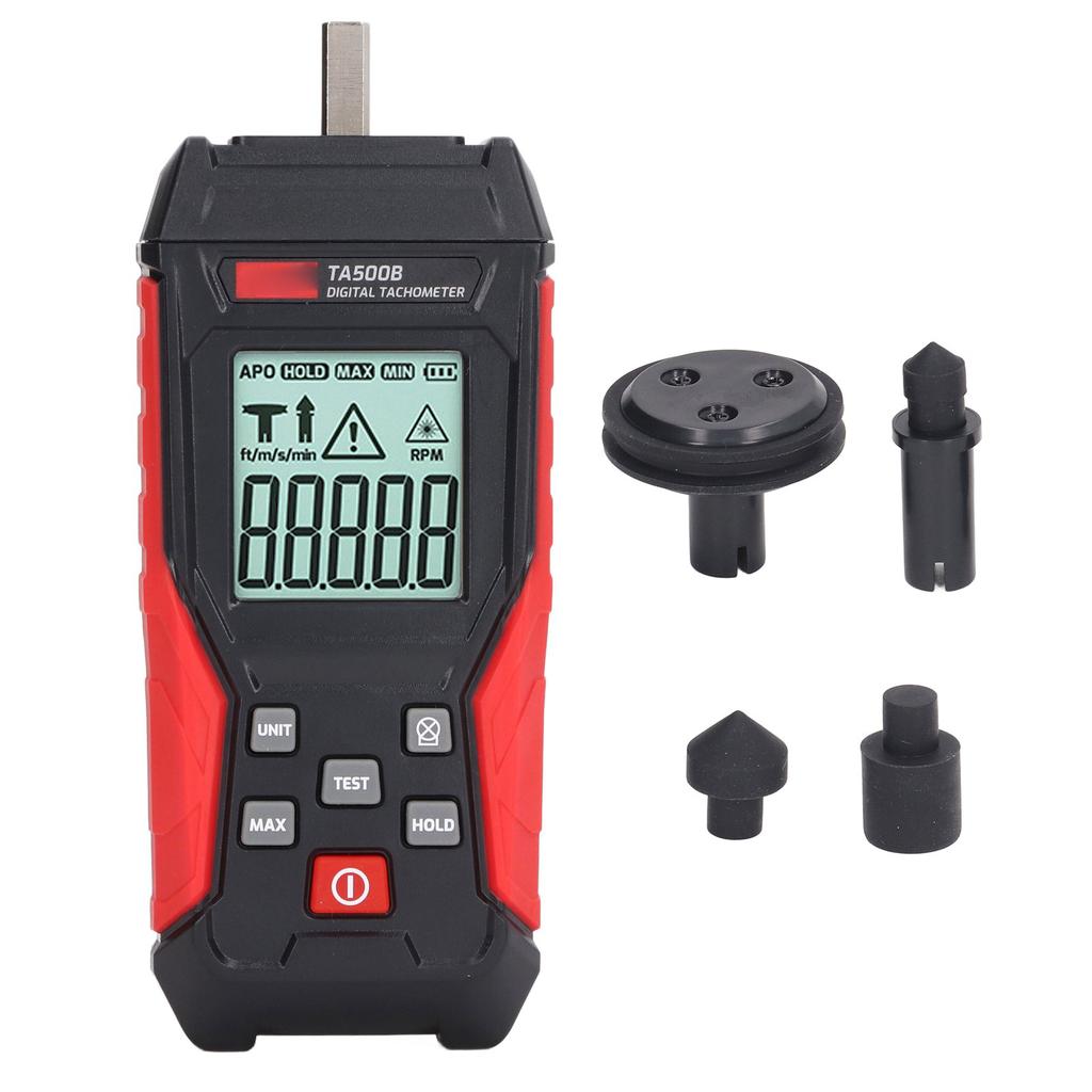 Contact Measurement Digital Tachometer Realtime Maximum Minimum Values Contact Type Tachometer