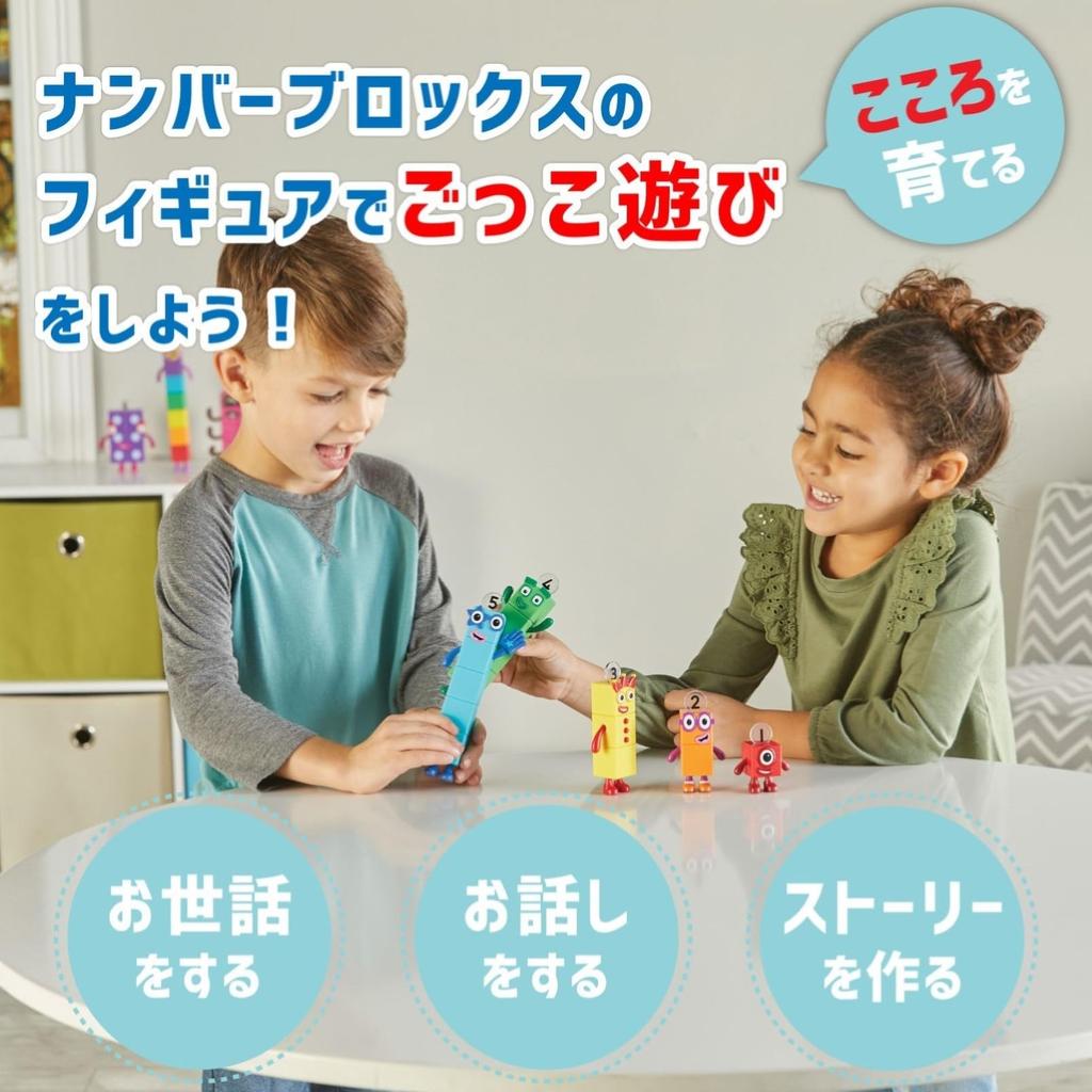 Numberblocks Friends One to Five Numberblocks Character Figures, 5-Pack, 95356, Authentic