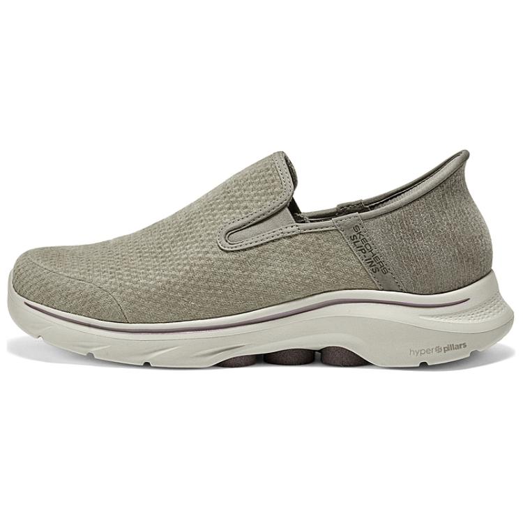 Skechers Go Walk Fashion Casual Low Top Lifestyle Shoes Men sneaker Brown 216671-TAN 42.5