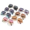 Luxury Pilot Aviator Sunglasses Gold Metal Frame Trends Gradient Lens Cool Retro Shades UV High Fashion Eyewear for Men Women