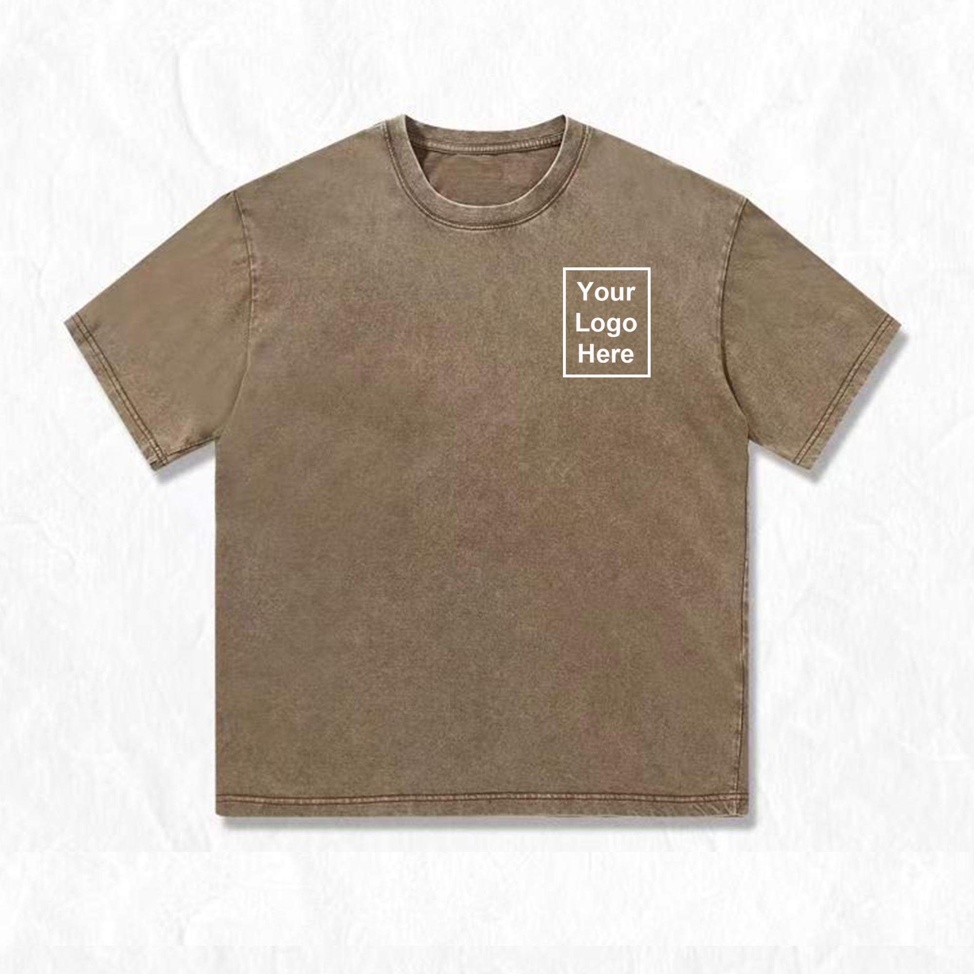 

Футболка унисекс с коротким рукавом, 100% хлопок, плотность 220 г/м², кислотная стирка, индивидуальный узор XXXL кофейный